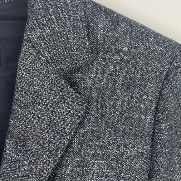 MAX MARA Wool Viscose Blazer Jacket Tweed Two Button - Picture 5 of 9